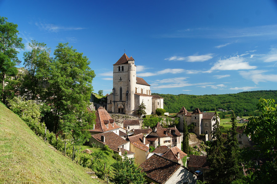 Saint Cirq Lapopie : vues du village