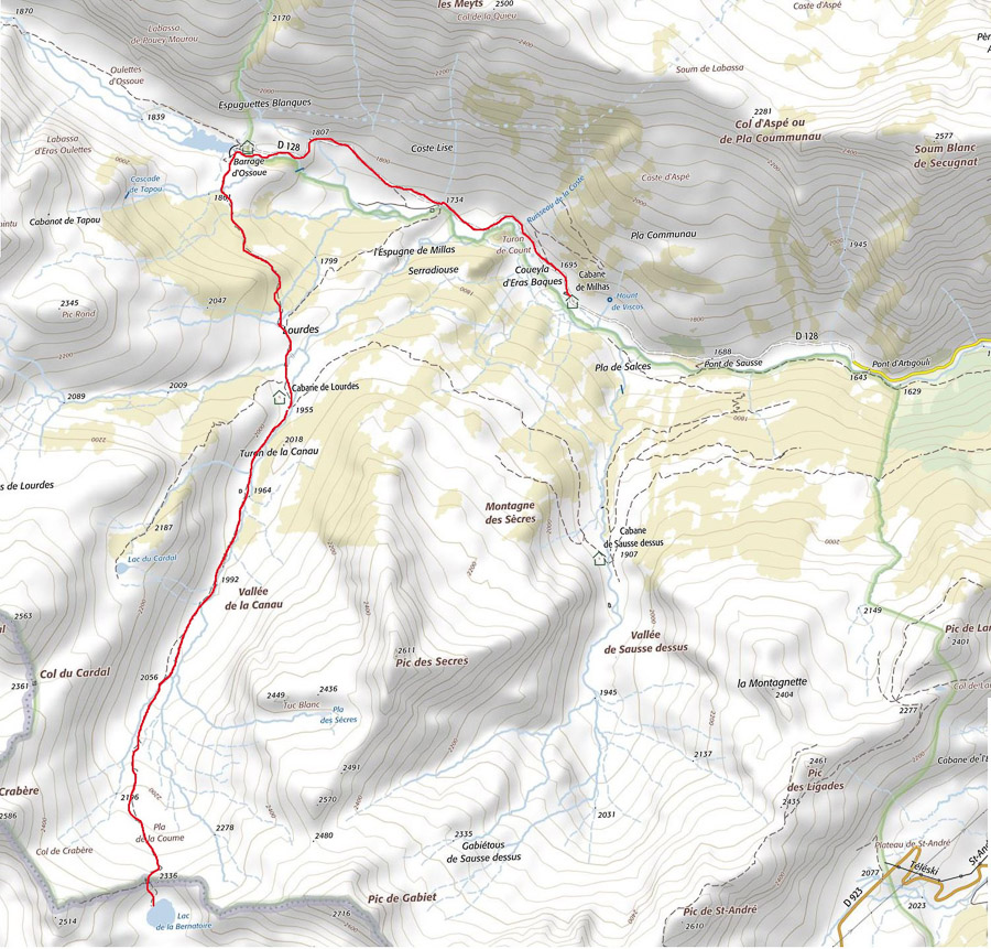 Rando au lac de la Bernatoire depuis la cabane de Milhas