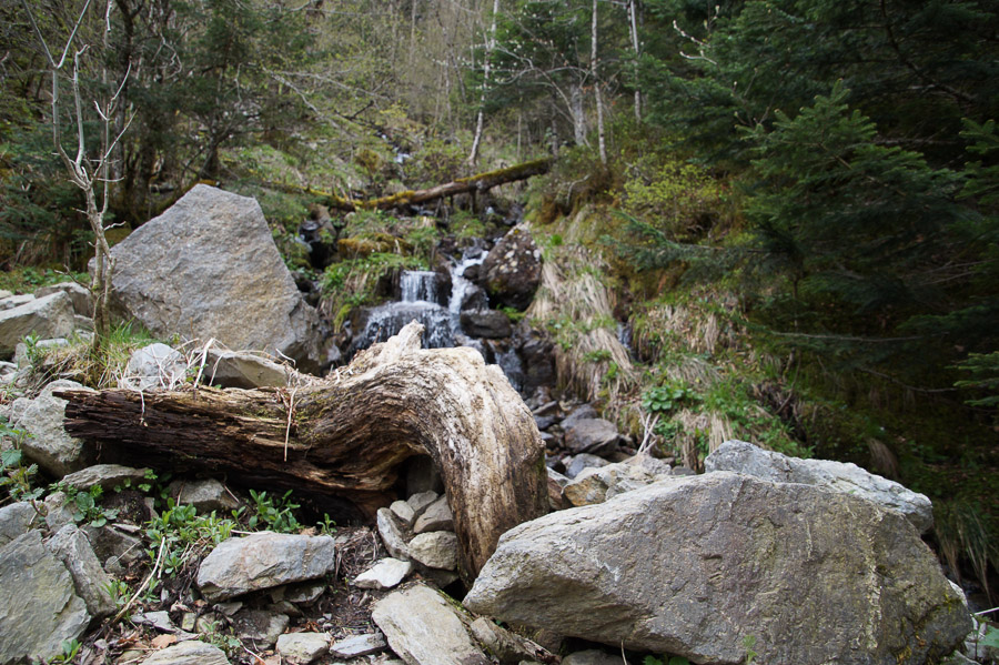 Sentier vers le lac D'Oo